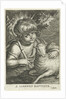 John the Baptist as a child with cross banner and lamb by Cornelis Galle II