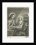 Holy Family praying before meals by Cornelis Galle II