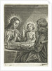 Holy Family praying before meals by Cornelis Galle II