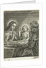 Holy Family praying before meals by Cornelis Galle II