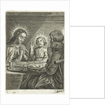 Holy Family praying before meals by Cornelis Galle II