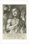 soul in purgatory pray for mercy by Cornelis Galle II