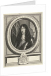 Portrait of Henry Stuart in oval frame by Simon Luttichuys