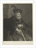 Portrait of an unknown old man in a chair by Philips Koninck