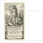 Power as female soldier in armor with lion by Lowijs Elzevier III