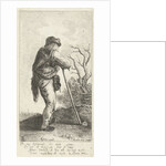 Man leaning on a stick by Nicolaes Visscher I