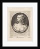 Bust of a young woman with half-naked bosom by Abraham Bloteling