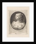 Bust of a young woman with half-naked bosom by Abraham Bloteling