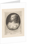 Bust of a young woman with half-naked bosom by Abraham Bloteling