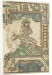 Christ sitting on the cross by Anonymous
