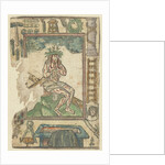 Christ sitting on the cross by Anonymous