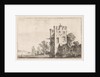 Square tower on the waterfront, Anthonie Waterloo, Justus Danckerts by Cornelis Danckerts II