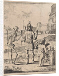 Fable of Cupido, Death and Reputation. Dirk Stoop by John Ogilby