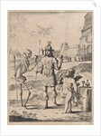 Fable of Cupido, Death and Reputation. Dirk Stoop by John Ogilby