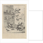 Fable of the doves and the hawks by John Ogilby