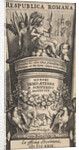Rome crowned by Fame by Abraham Elzevier I
