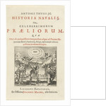 Man holds shovel in the ground standing between personifications of Hope and Abundance by Joannes Maire