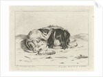 Sleeping dog by Hendrik Godart de Marée