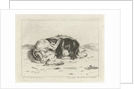 Sleeping dog by Hendrik Godart de Marée