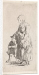 Woman with two children by Johannes Christiaan Janson