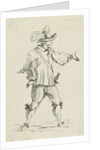 Man with sword over his shoulder by Cornelis Adrianus van Hoogstraten