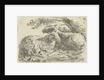 Two sheep by Monogrammist PVB