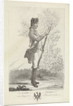 Prussian musketeer with musket and bayonet by Mathias de Sallieth