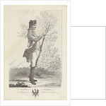 Prussian musketeer with musket and bayonet by Mathias de Sallieth