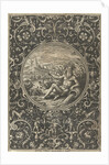 Medallion which a stroomgod by Adriaen Collaert