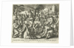 Entry into Jerusalem by Adriaen Collaert