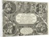 Title print Vita, et passio Resurrectio Jesu Christi by Adriaen Collaert