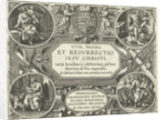 Title print Vita, et passio Resurrectio Jesu Christi by Adriaen Collaert