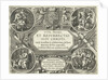 Title print Vita, et passio Resurrectio Jesu Christi by Adriaen Collaert