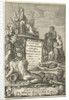 Personifications of Europe, Asia and Africa offer Rome gifts by Cornelis van Dalen I