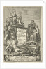 Personifications of Europe, Asia and Africa offer Rome gifts by Cornelis van Dalen I