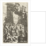 Honey moon scene with priest and audience by Zacharias Webber II