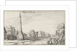 Milestone at Locks by Claes Jansz. Visscher II