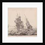 Dutch warship in Amsterdam by Gerard Valck