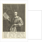 Portrait of Pastor Johannes Schellhammer, sitting at a desk by Hendrik Bary