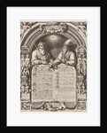 Moses and Aaron with the Tablets of the Law by Gerard Valck
