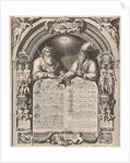 Moses and Aaron with the Tablets of the Law by Gerard Valck