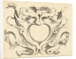 Broad lobe cartridge with heart-shaped compartment by Johannes Lutma II