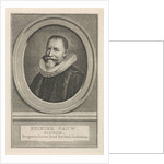 Portrait of Reynier Pauw Adriaensz by Jacob Houbraken