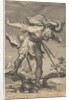 King Saul threw himself on his sword by Petrus Scriverius