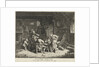Farmers to a meal at an inn by Adriaen van Ostade