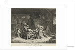 Farmers to a meal at an inn by Adriaen van Ostade