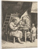 Family at the table for the meal by Adriaen van Ostade