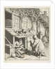 Shoemaker in store for his house and a customer by Adriaen van Ostade