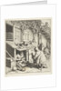 Shoemaker in store for his house and a customer by Adriaen van Ostade