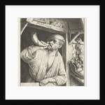 Bakker blows a horn by Adriaen van Ostade